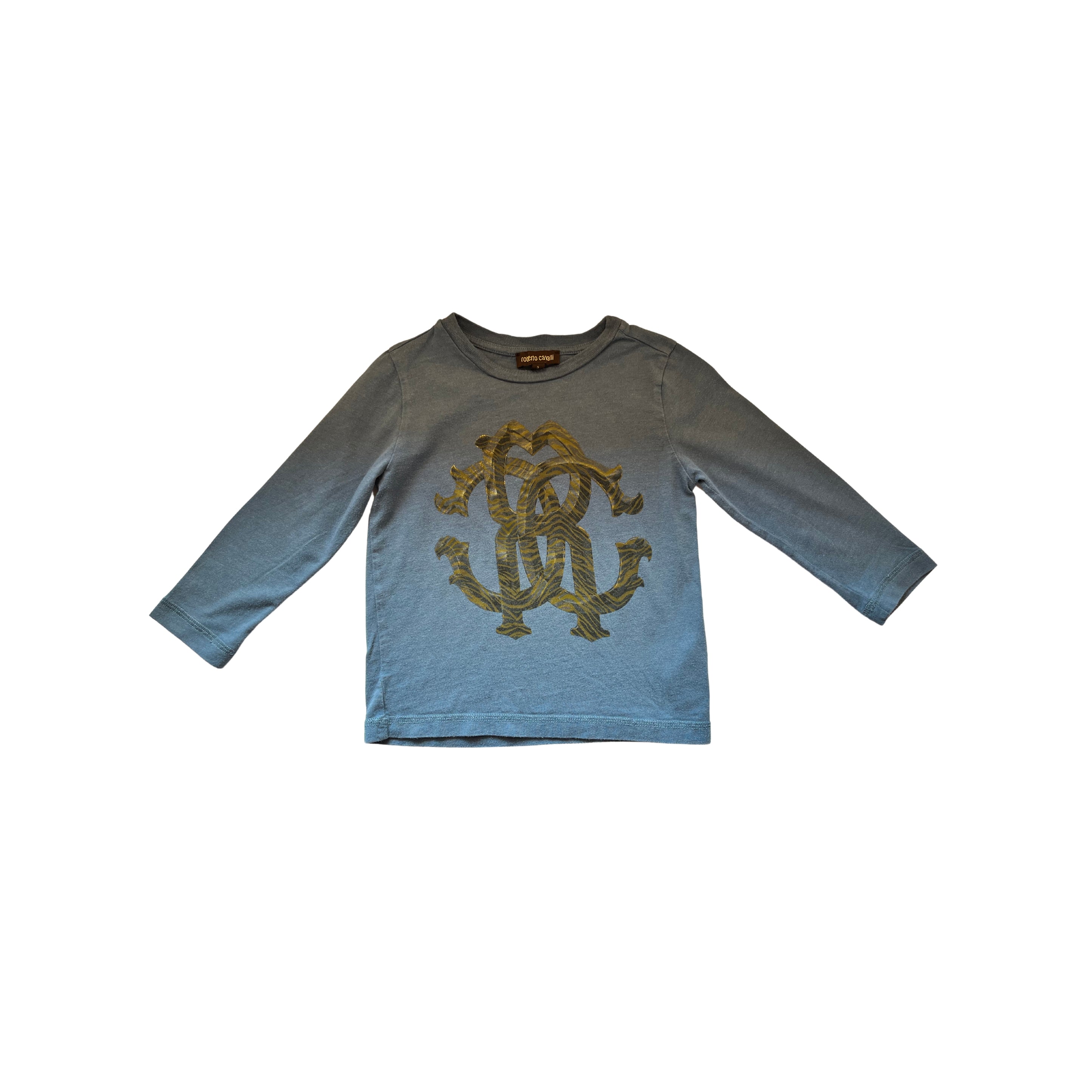 Roberto Cavalli Long Sleeved T-shirt - SIZE 3Y