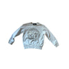 Versace White Sweater with Gold Medusa Head Motif - SIZE 3