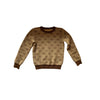 Gucci double G Long Sleeve Crew Neck jumper 80% wool, 20% cotton - SIZE 4Y