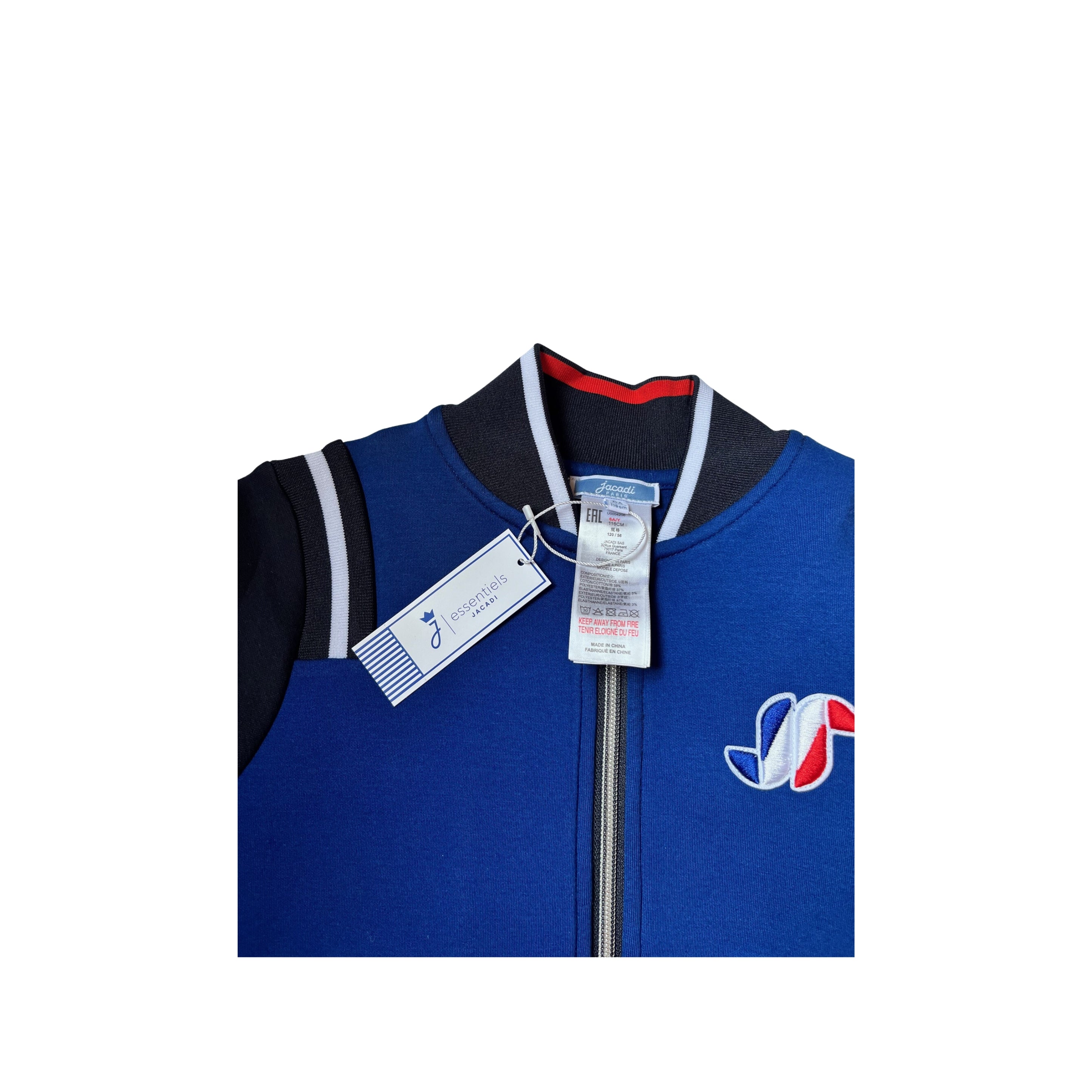 Jacadi Boy Colour Block Zip Up SIZE 6