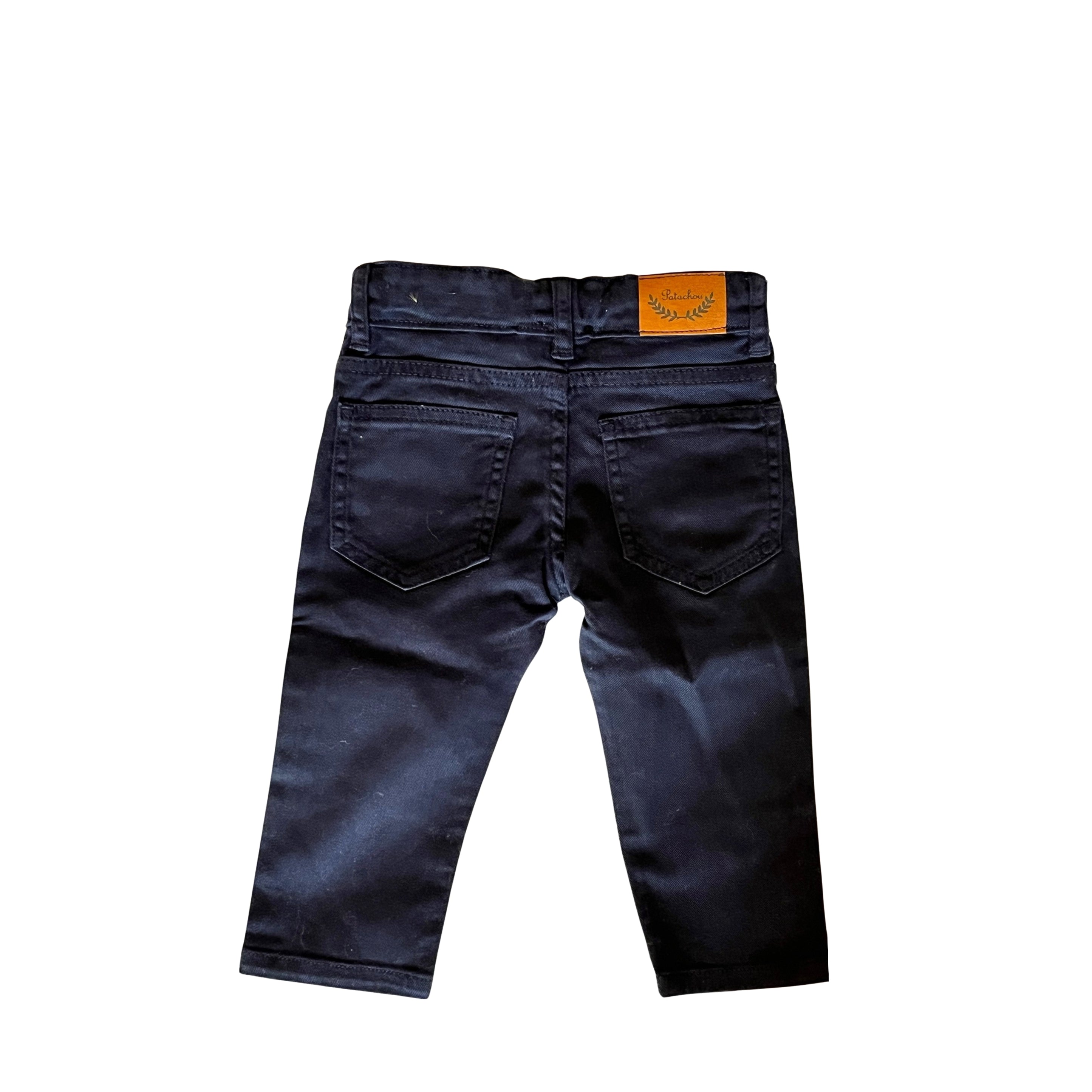 Patachou Navy Blue Denim Trousers - SIZE 6Y