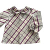 Burberry Checked Cotton Blouse - SIZE 9mths