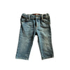 Dolce & Gabbana Kids Jeans with tan leather brand detail on back pocket - SIZE 12 mths to 18 mths