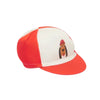 Mini Rodini Bloodhound Cotton Baseball Cap Red - SIZE 3Y to 9Y