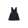 Jacadi Navy Pinafore Dress in Milano Knit - SIZE 24 mths