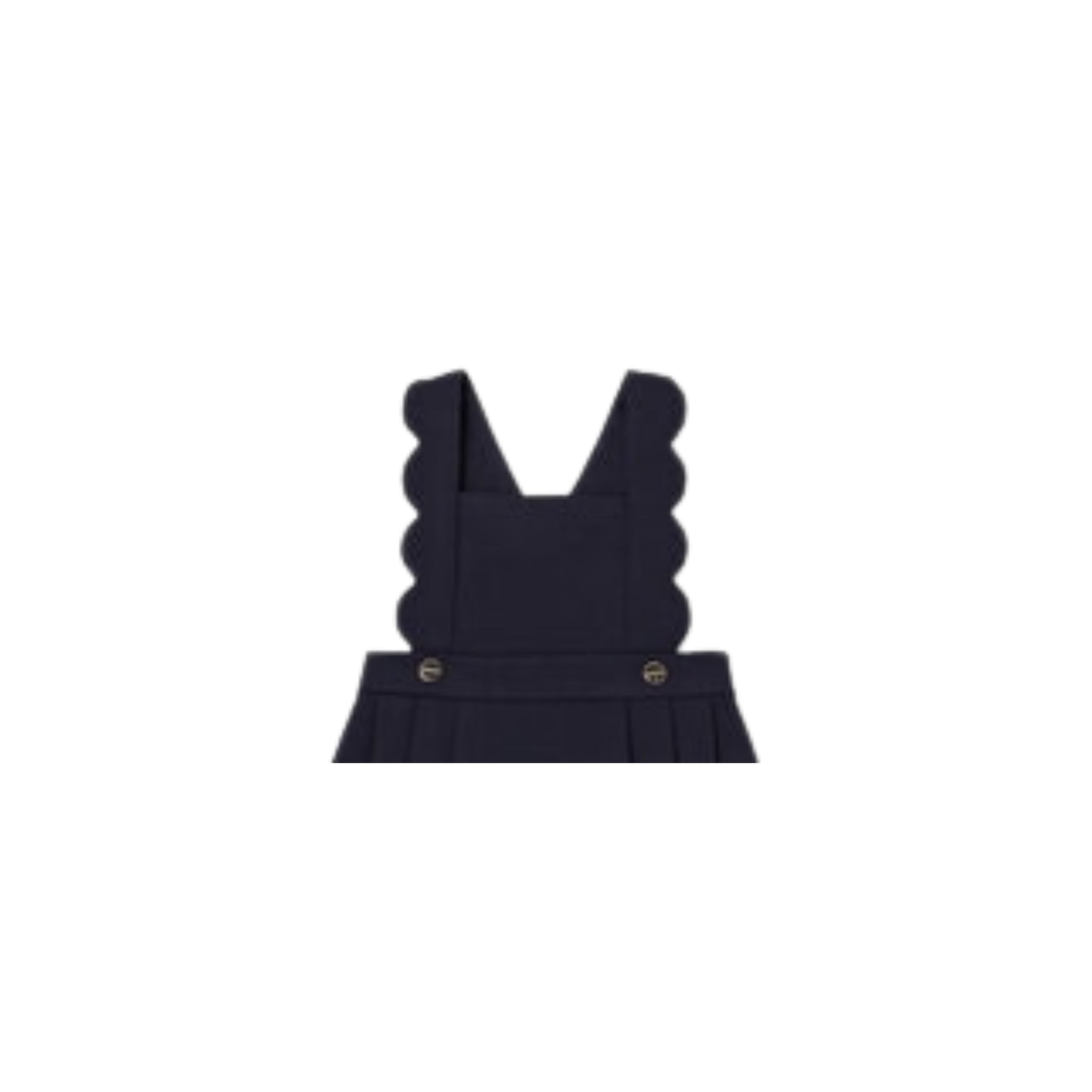 Jacadi Navy Pinafore Dress in Milano Knit - SIZE 24 mths