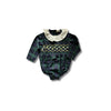 Piccola Speranza Tartan Smocked Onesie - SIZE 12mths